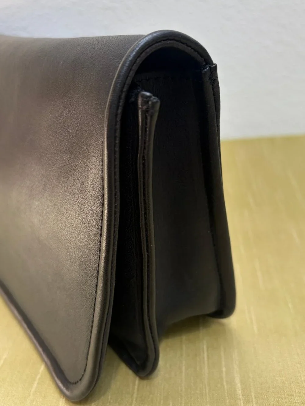 Vintage Bonnie Cashin Coach Envelope Clutch Black Leather - 1973 in EVC - Rare